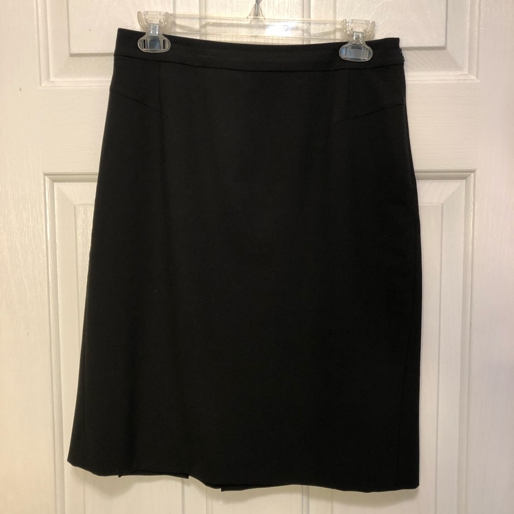 Ann Taylor Loft black A-line skirt, size 4
